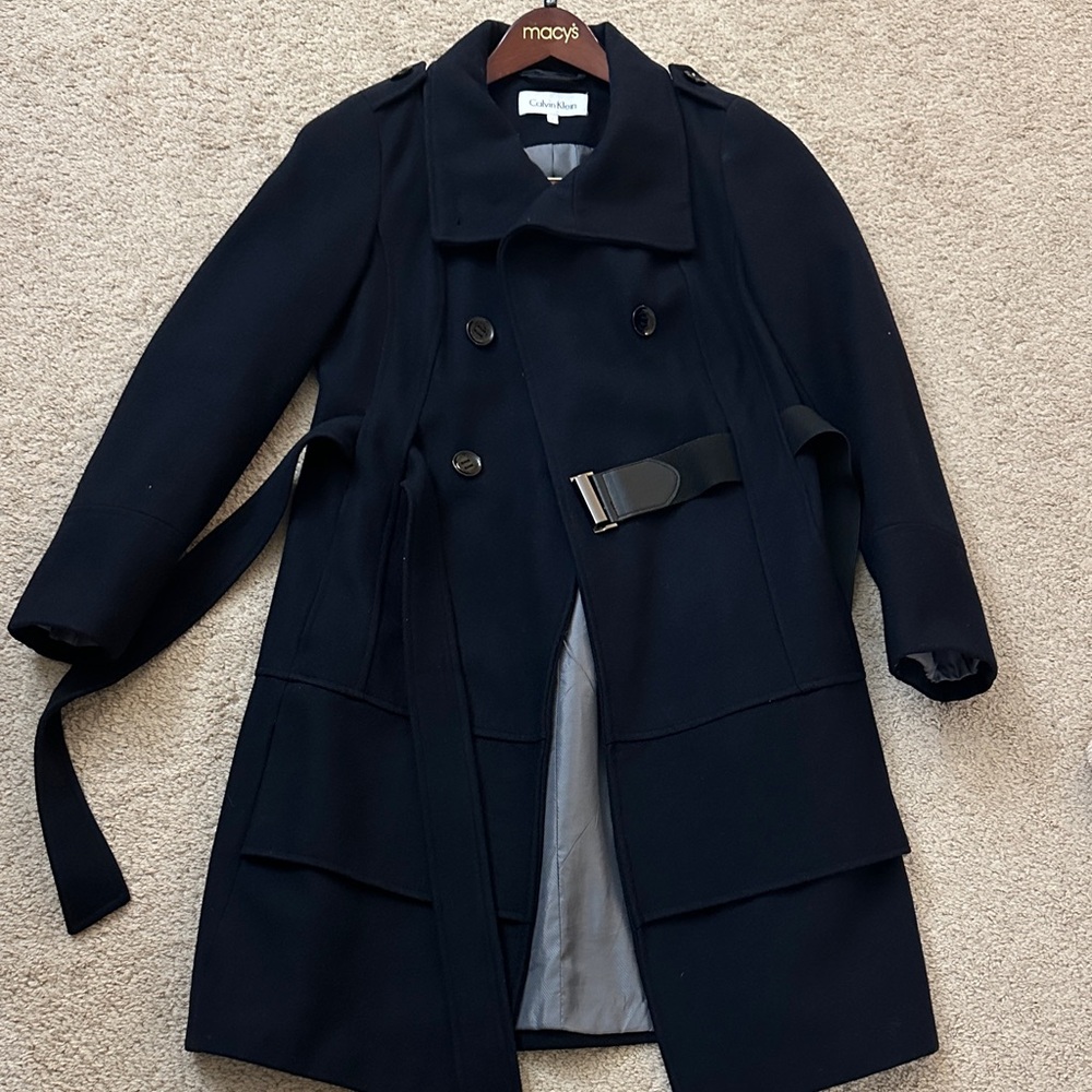 Calvin Klein women dark navy  Coat